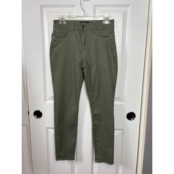 D. Jeans Women's Olive Green Ankle Skinny jeans Size 4 - Picture 1 of 7